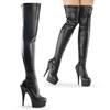 Pleaser - DELIGHT3000 Plattform Overknee Stiefel - Schwarz Product image